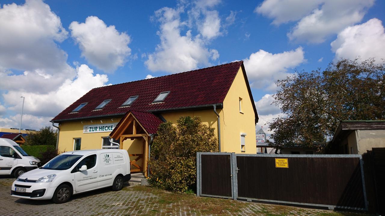 Gasthaus Zur Hecke Schönefeld Buitenkant foto