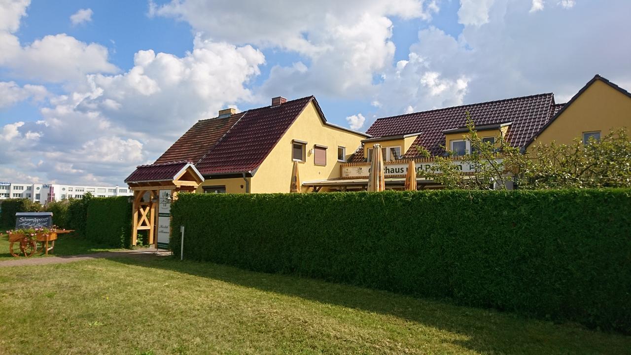 Gasthaus Zur Hecke Schönefeld Buitenkant foto